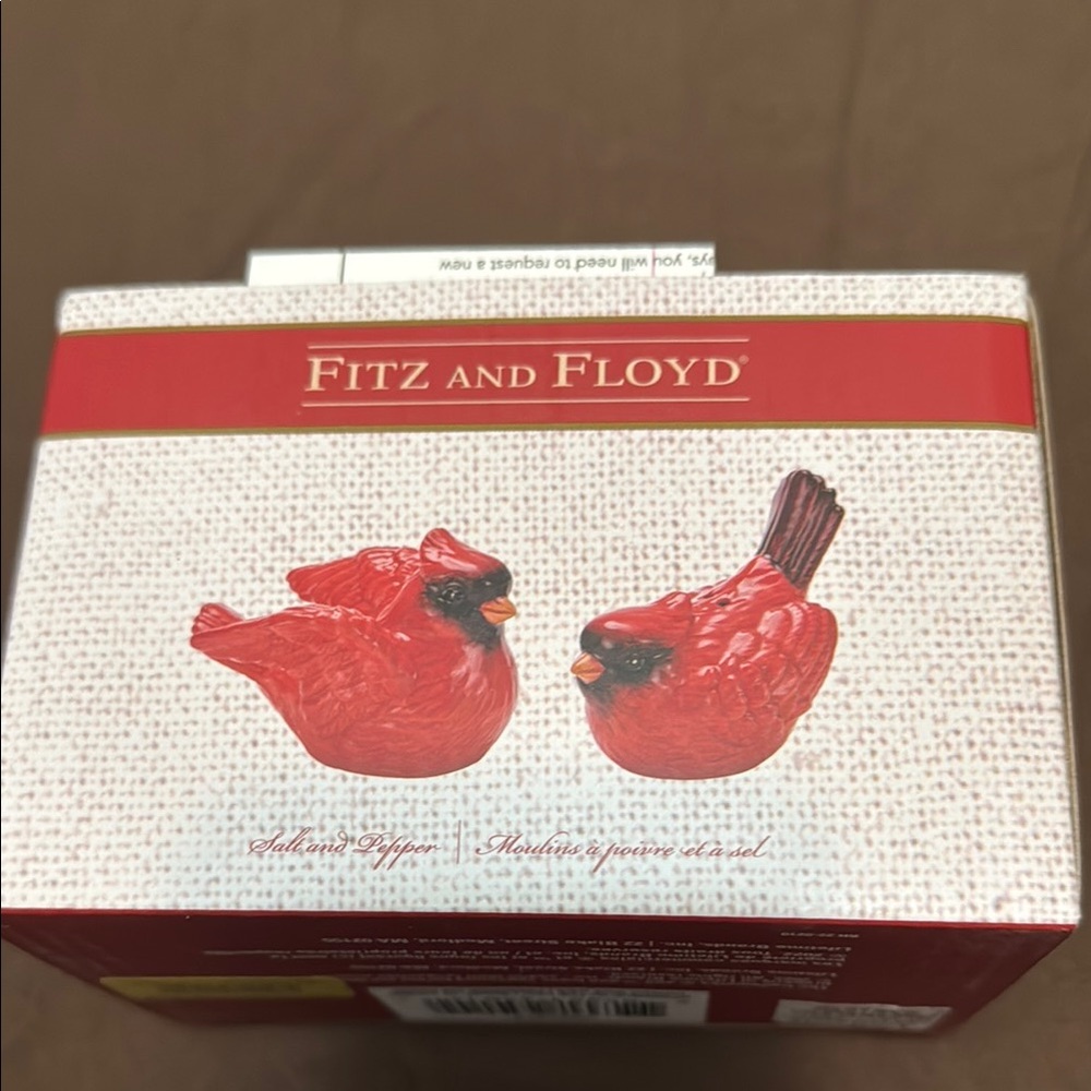 Fitz and Floyd Red Cardinal Figurines